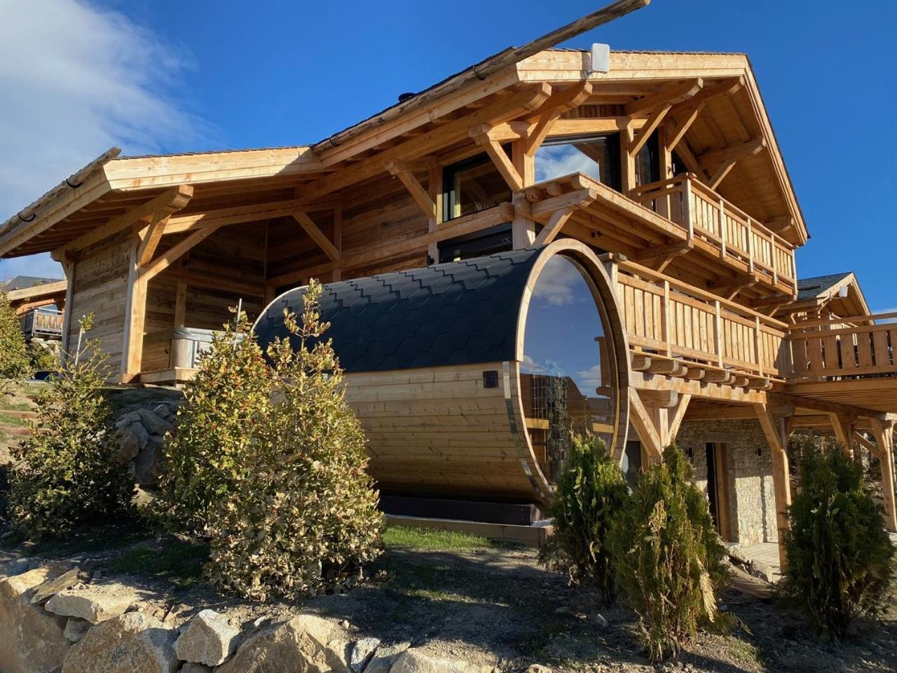 Chalet Aguila - Jacuzzi Et Sauna Panoramique - Construit En 2023 Bolquere Exterior foto