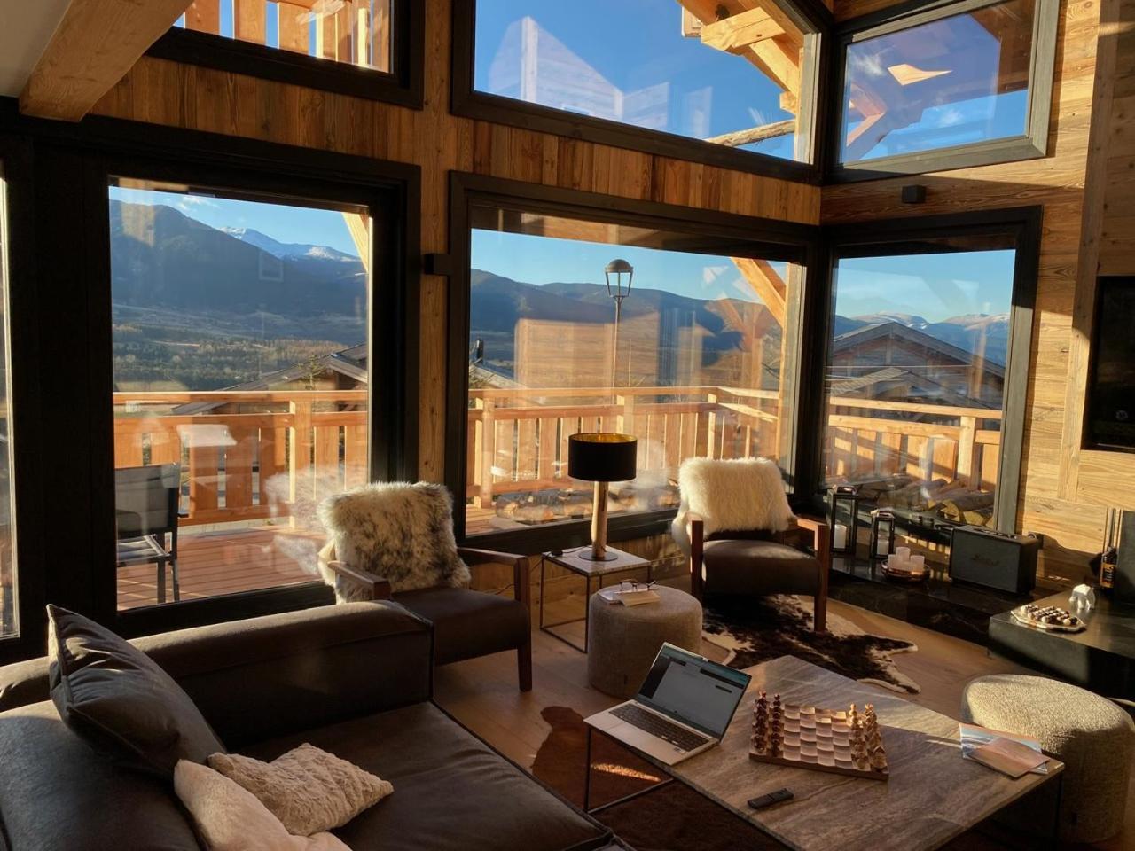 Chalet Aguila - Jacuzzi Et Sauna Panoramique - Construit En 2023 Bolquere Exterior foto